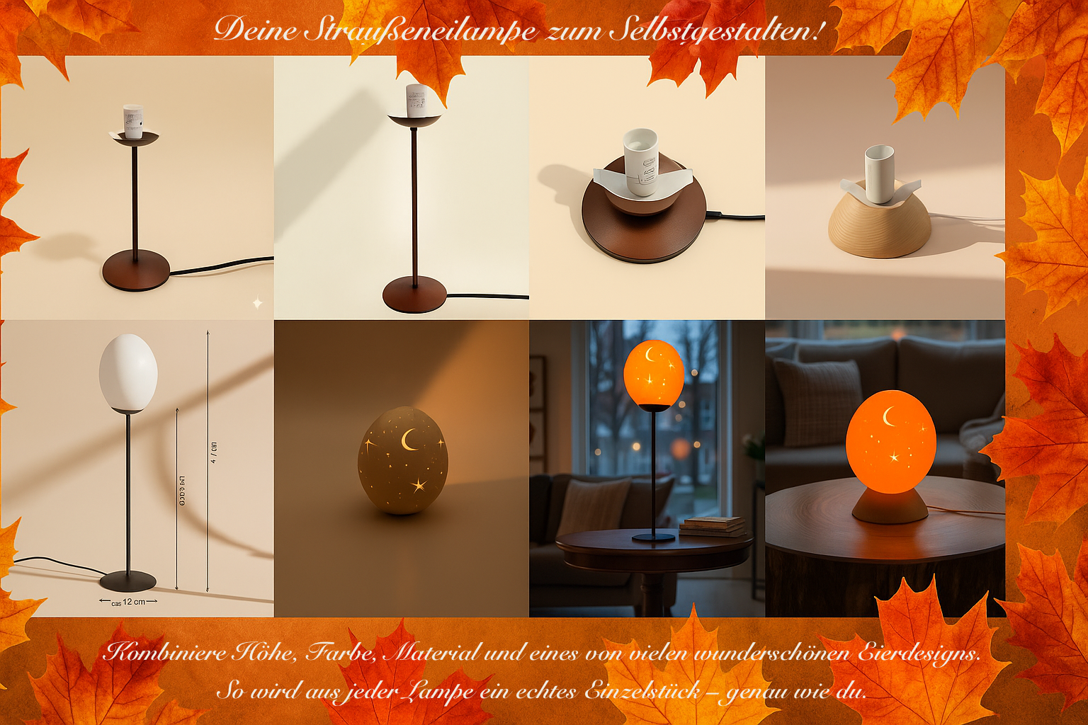 weiter zu den Straußeneilampen